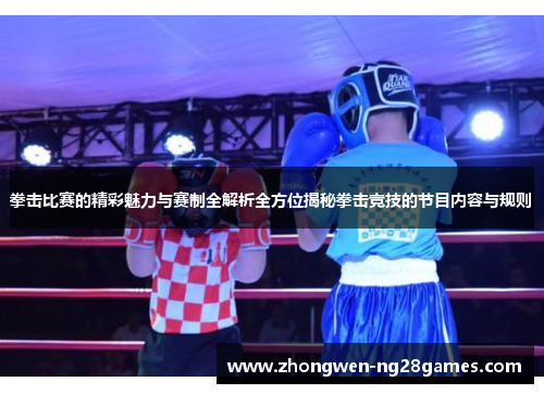 拳击比赛的精彩魅力与赛制全解析全方位揭秘拳击竞技的节目内容与规则